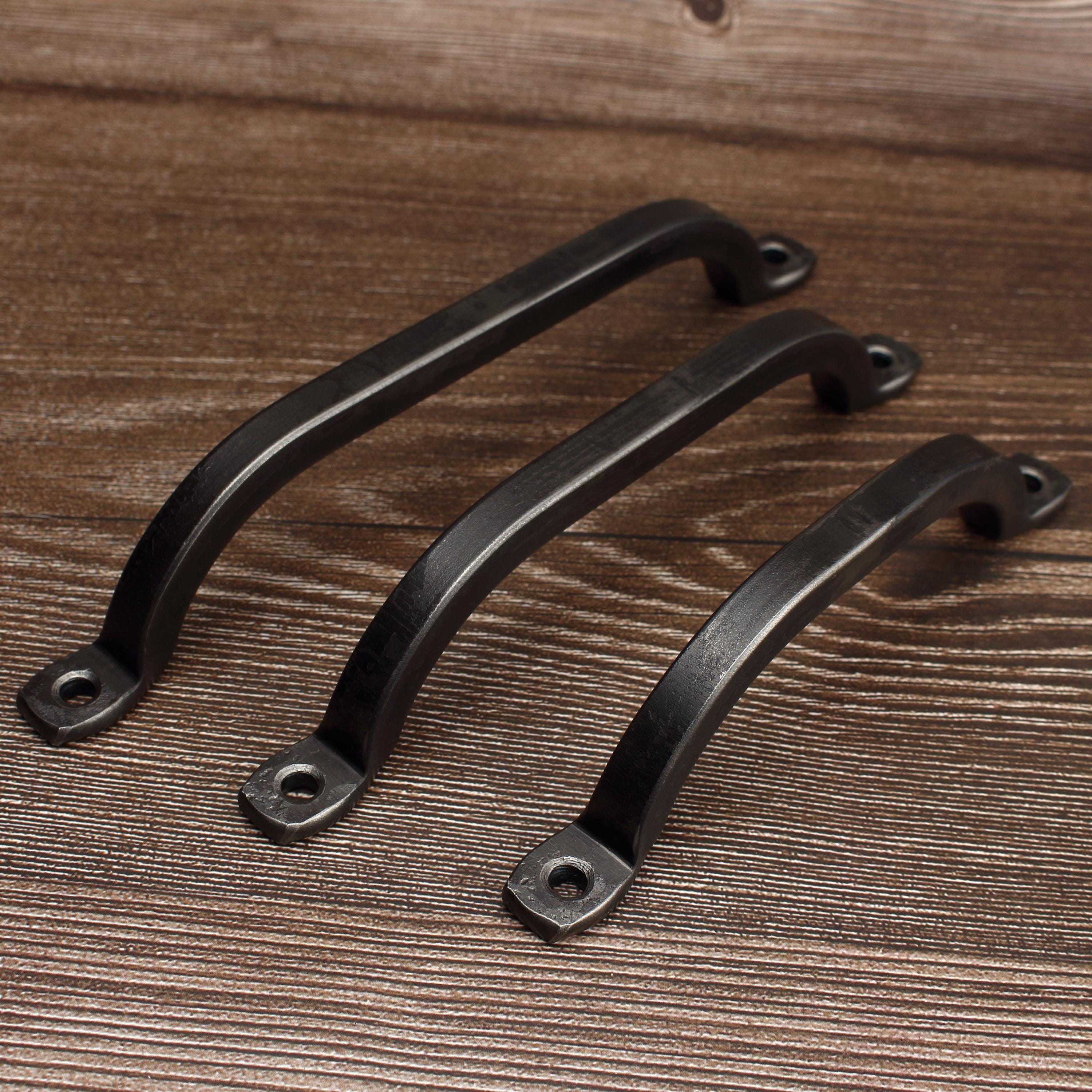 Square Arch Cabinet Pull - Brushed - Individual