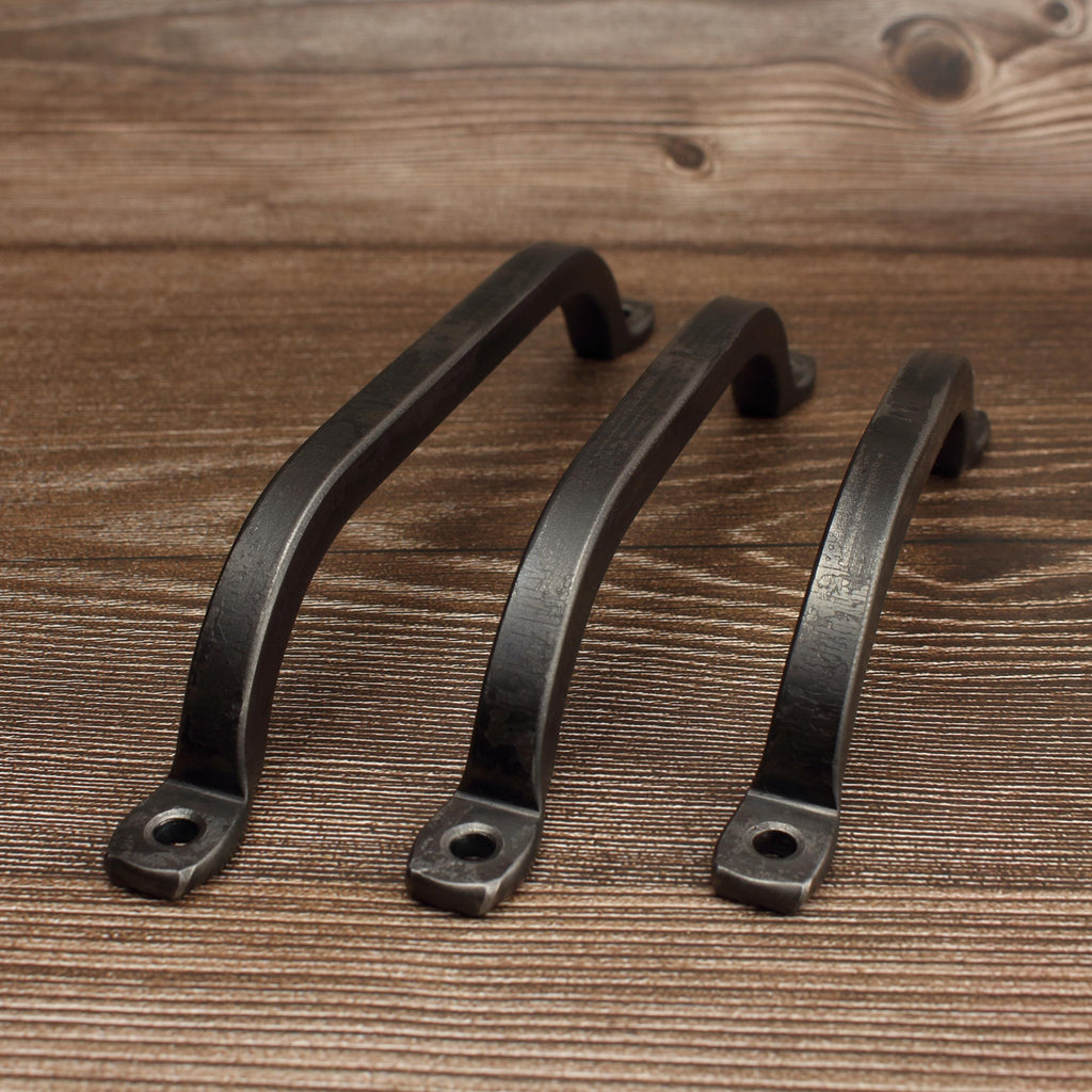 Square Arch Cabinet Pull - Brushed - Individual