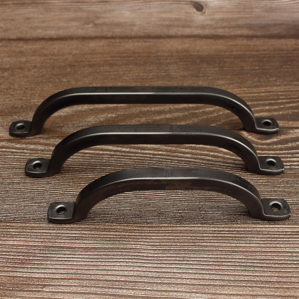 Square Arch Cabinet Pull - Brushed - Individual