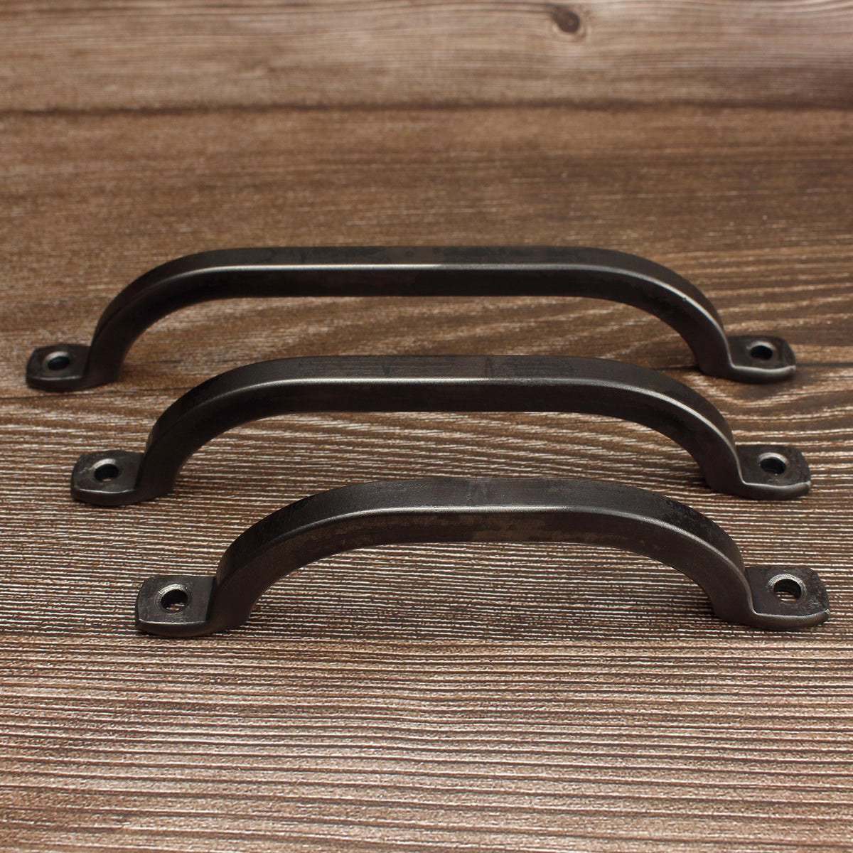 Square Arch Cabinet Pull - Brushed - Individual