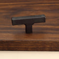 Square Tee Knob - Blackened - Individual