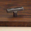 Square Tee Knob - Brushed - Individual