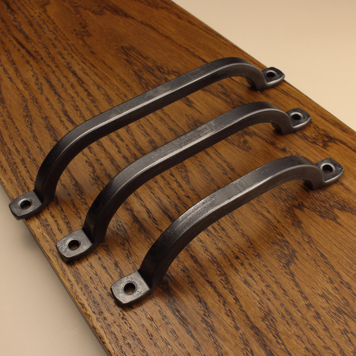 Square Arch Cabinet Pull - Brushed - Individual