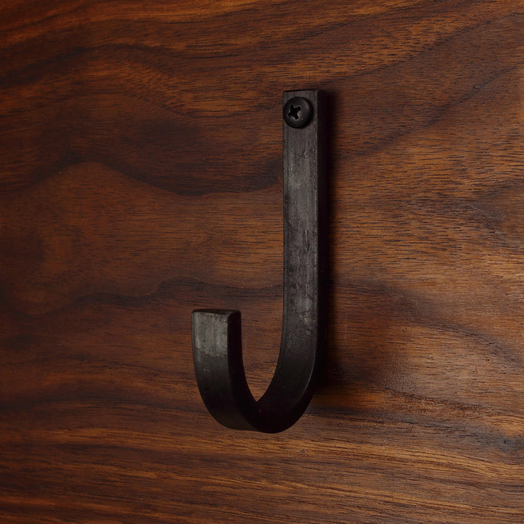 Flat Curved Hook - 1/2" Wide - Individual