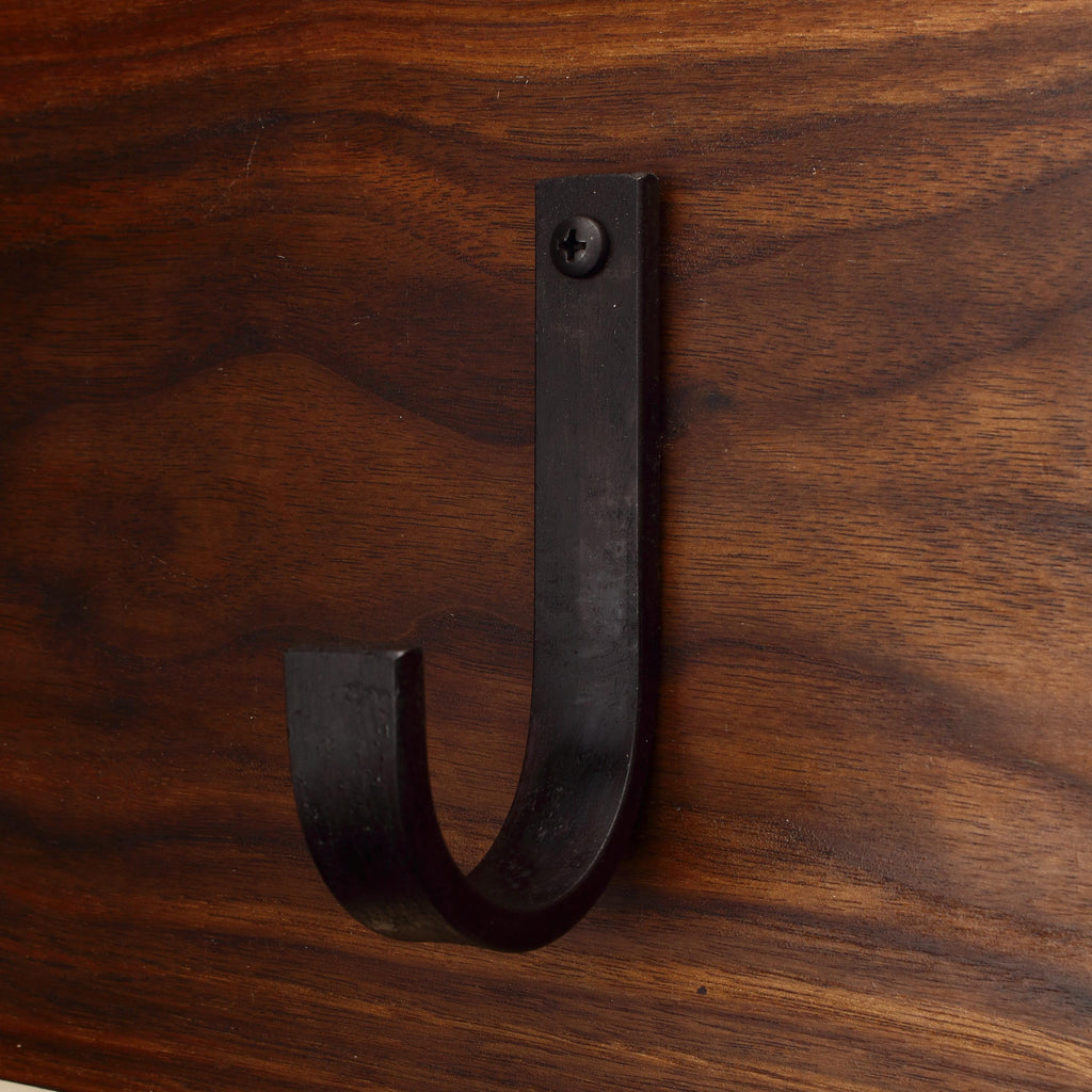 Flat Curved Hook - 3/4" Wide - Individual