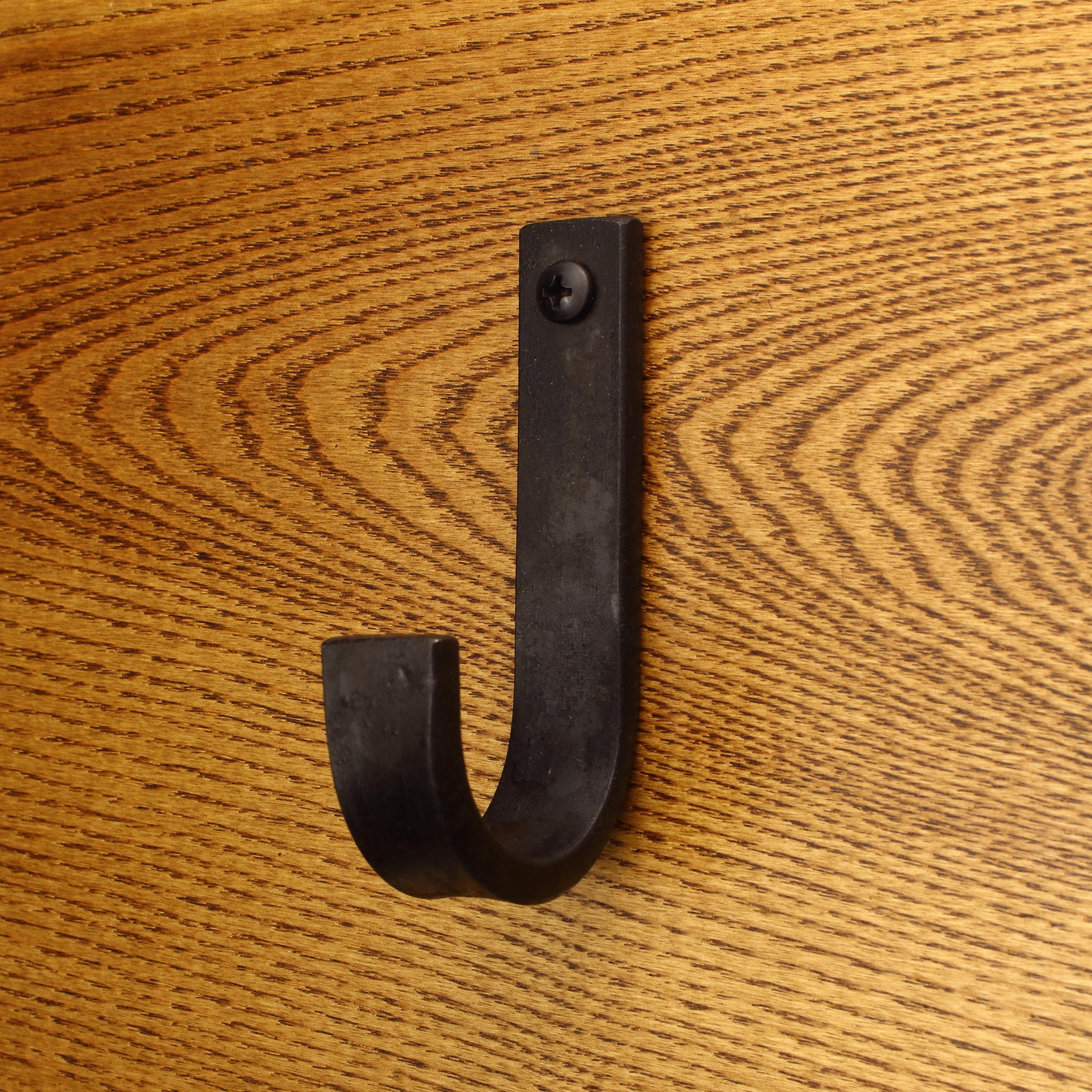 Flat Curved Hook - 3/4" Wide - Individual