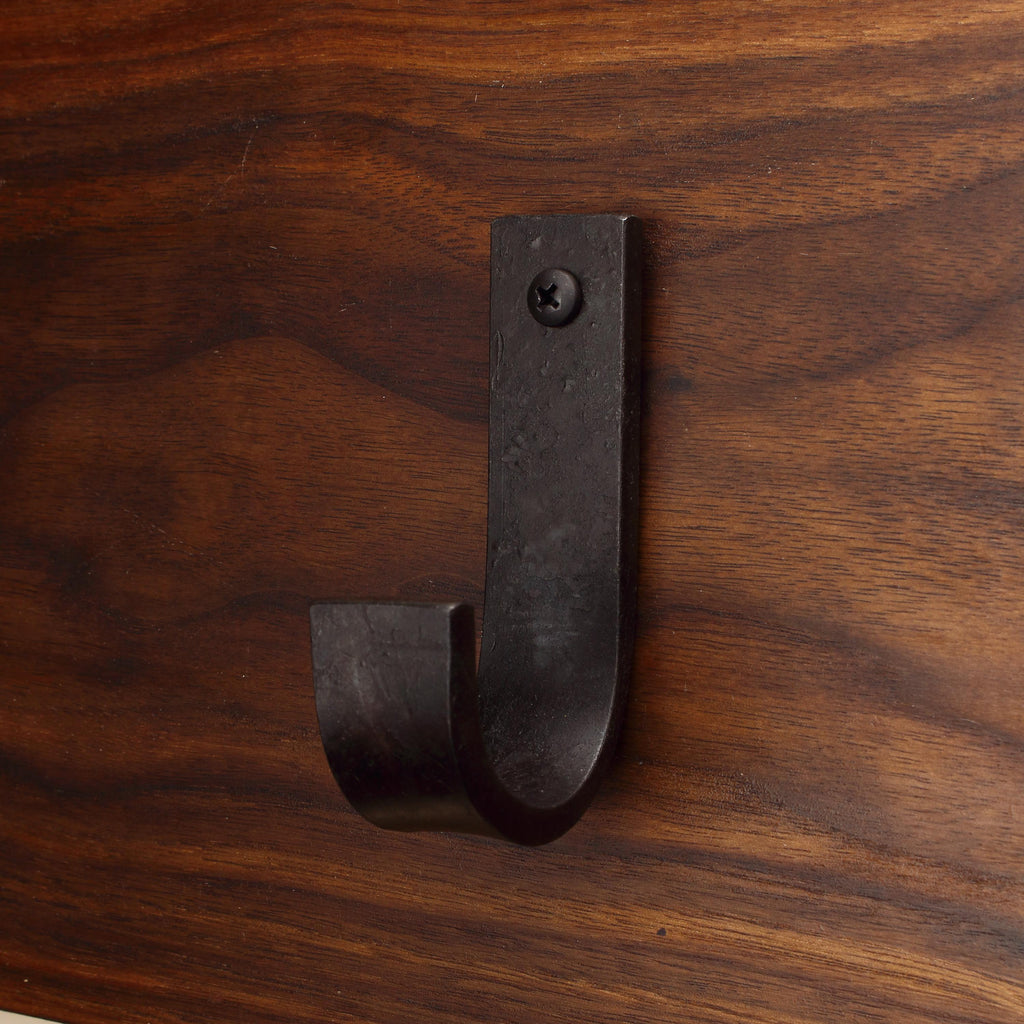 Flat Curved Hook - 1" Wide - Individual