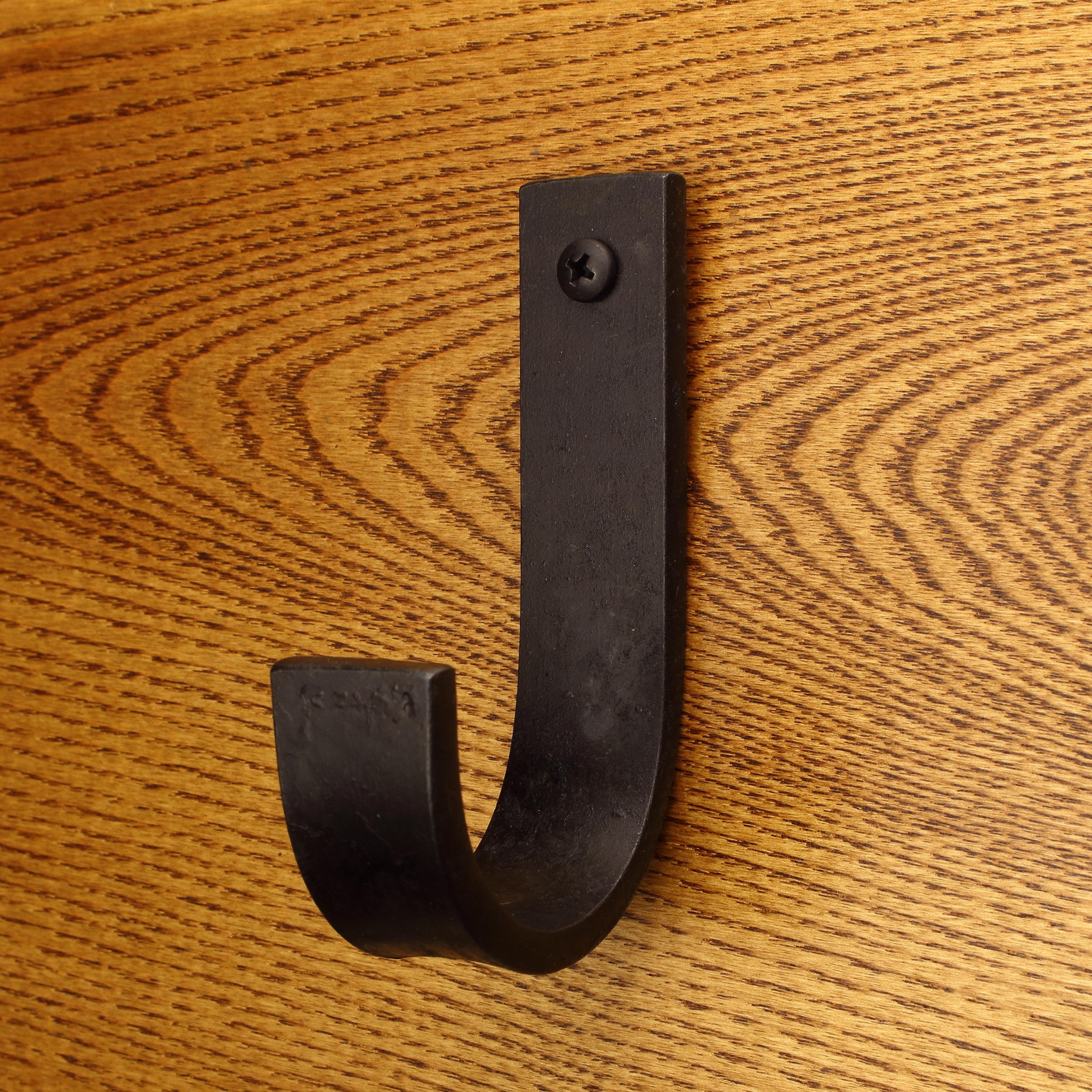 Flat Curved Hook - 1" Wide - Individual