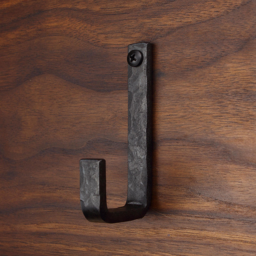 Hammered Flat Bent Hook - 1/2" Wide - Individual