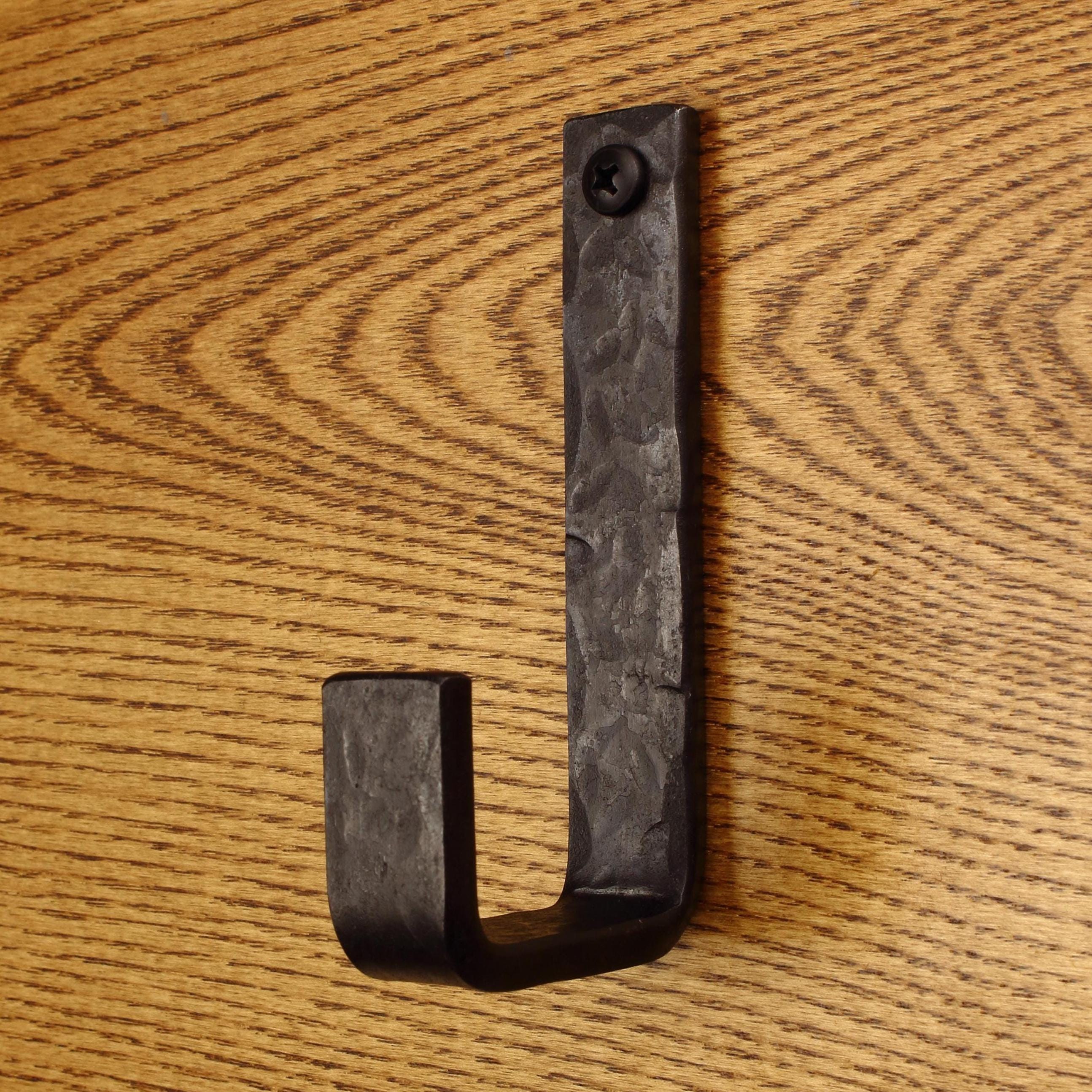 Hammered Flat Bent Hook - 3/4" Wide - Individual