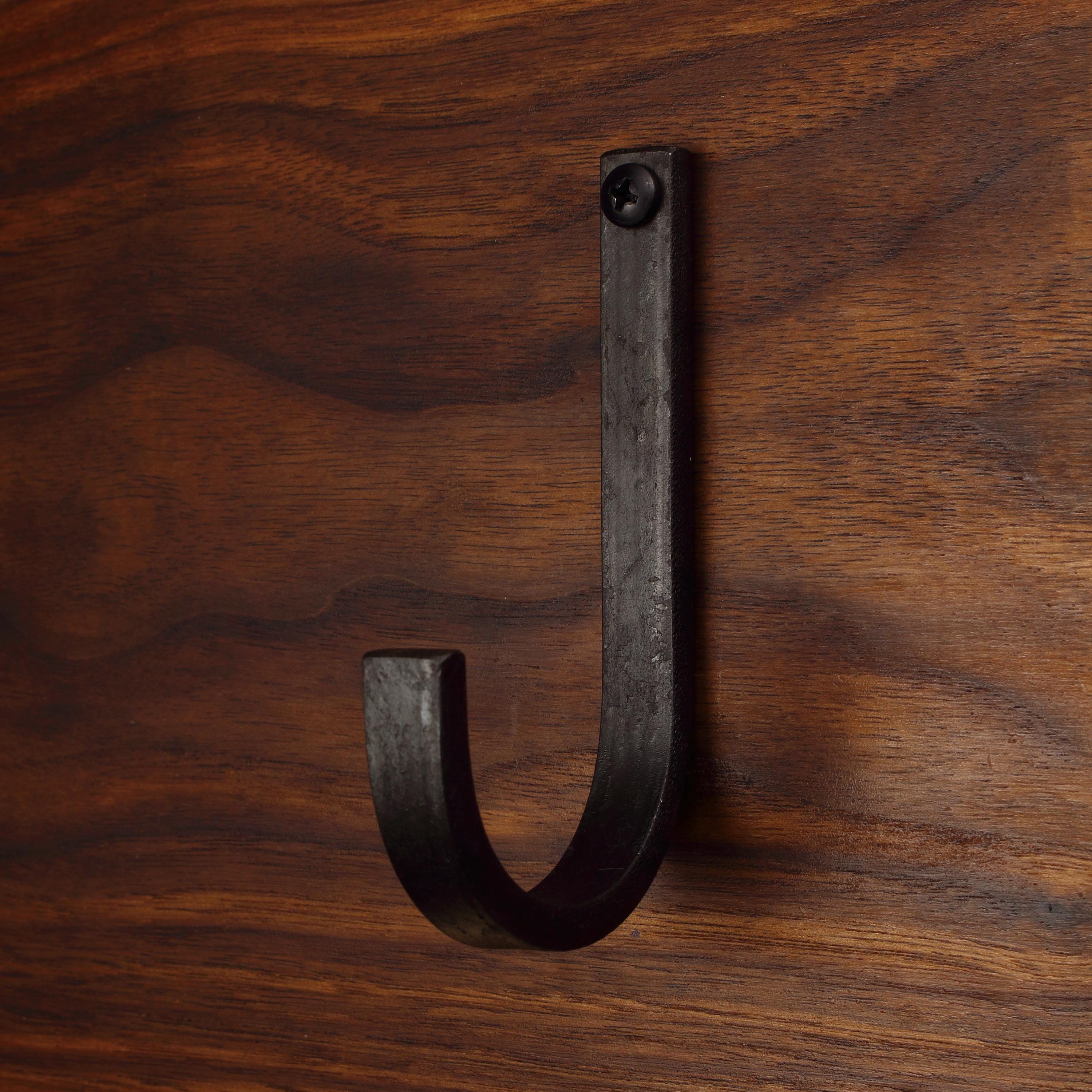 Flat Curved Hook - 1/2" Wide - Individual