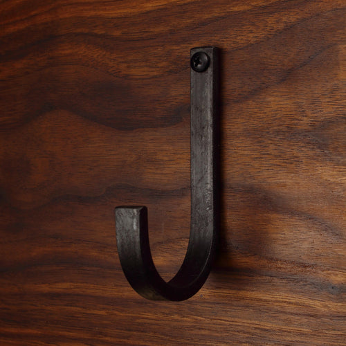 Flat Curved Hook - 1/2" Wide - Individual