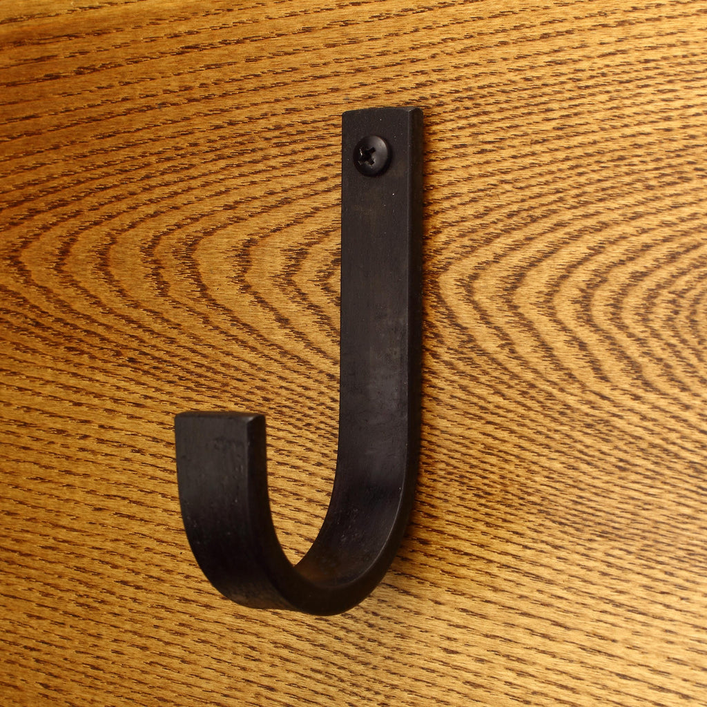 Flat Curved Hook - 3/4" Wide - Individual
